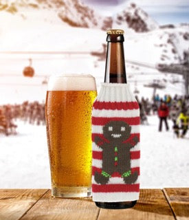 Uncle Bob's Ugly Beer Sweater Koozie Christmas Party Accessory
