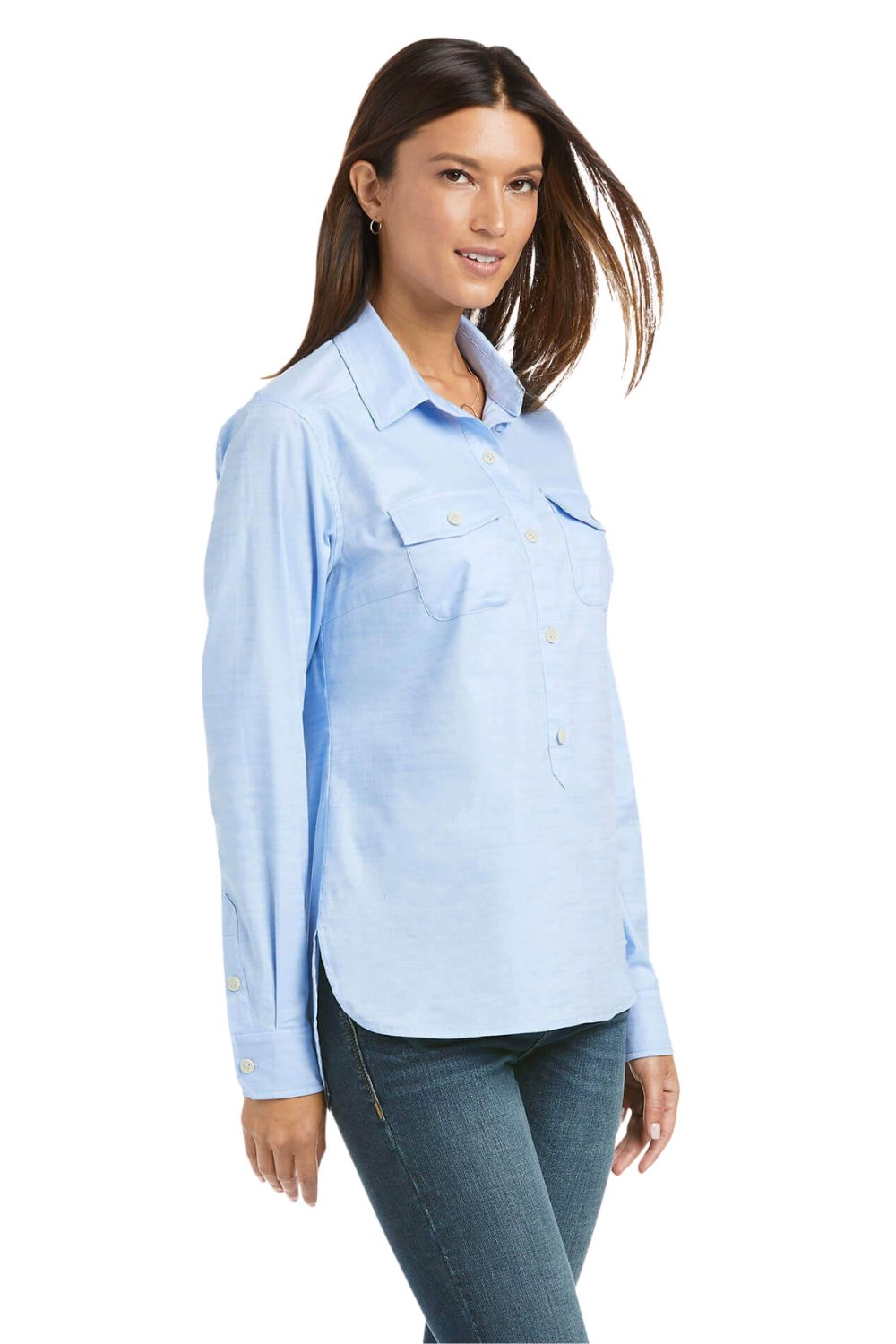 Ariat Womens Loyola Popover Long Sleeve Shirt