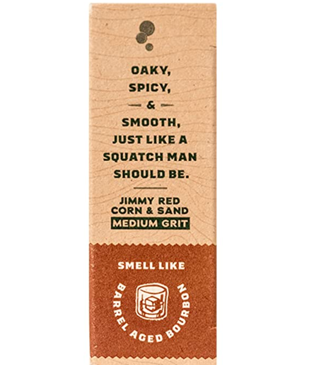 Dr. Squatch All Natural Bar Soap for Men with Medium Grit, Wood Barrel Bourbon