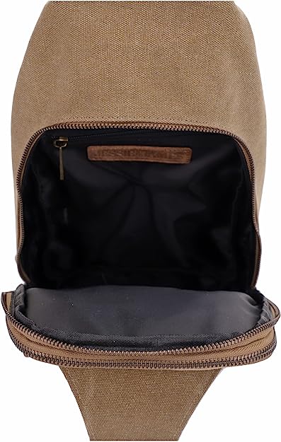 Jessie James Glacier Canvas Sling Shoulder Concealed Backpack