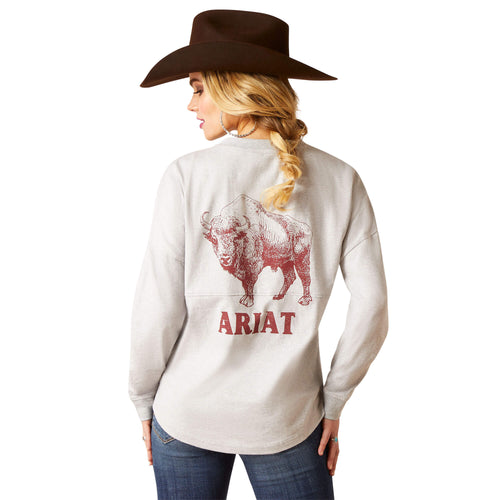 Ariat Womens True West Oversized Long Sleeve T-Shirt