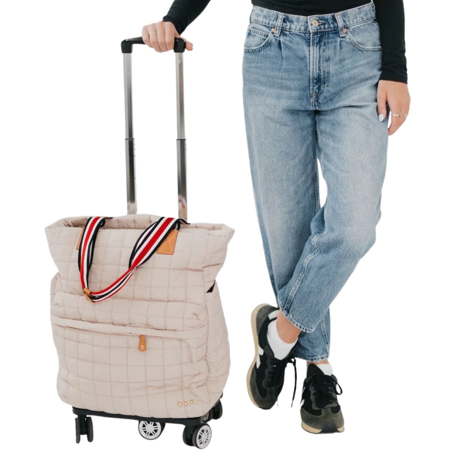 Pretty Simple Tenley Quilted Tote Roller Travel Bag