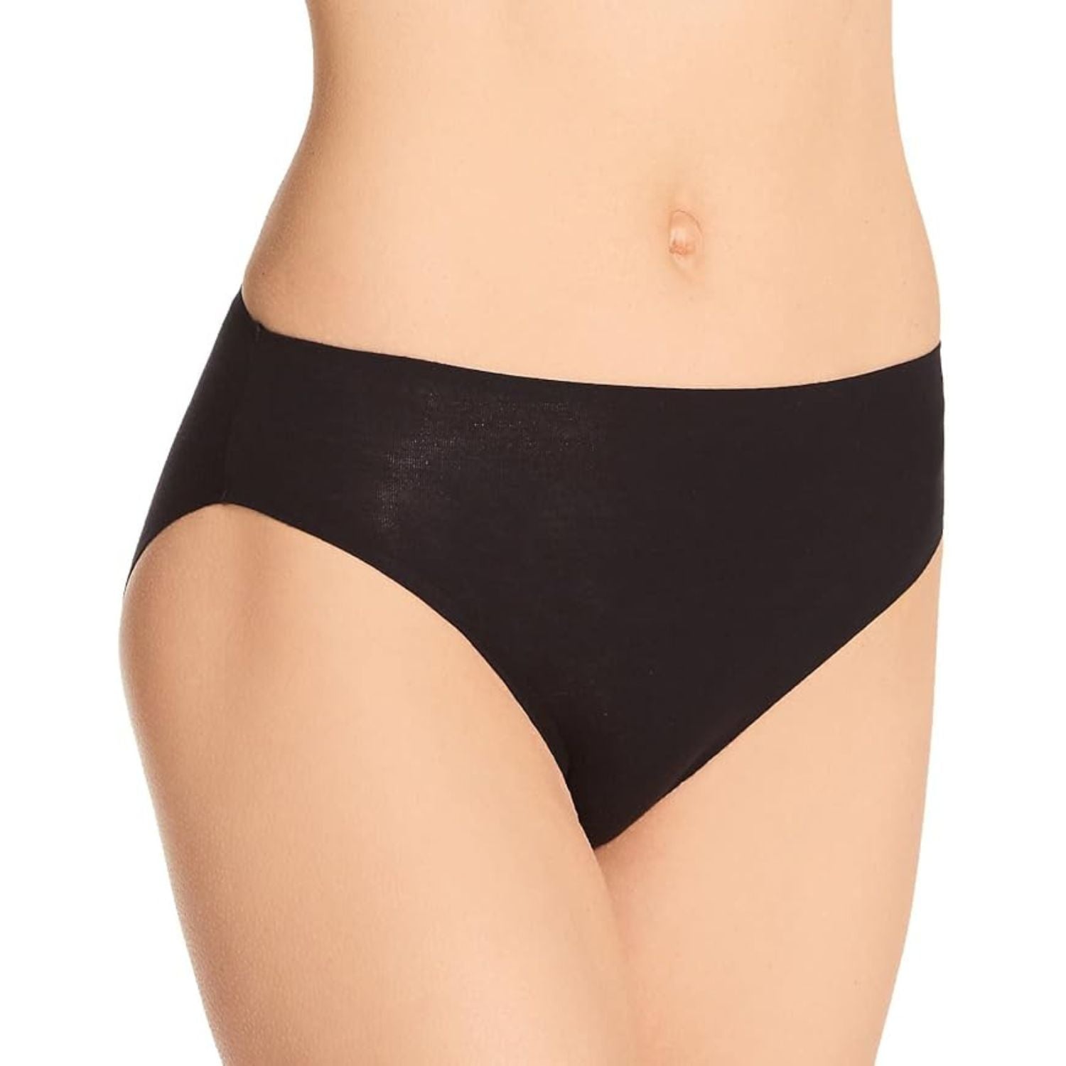 TC Fine Intimates Womens Cotton Comfort Hipster Panties, Black