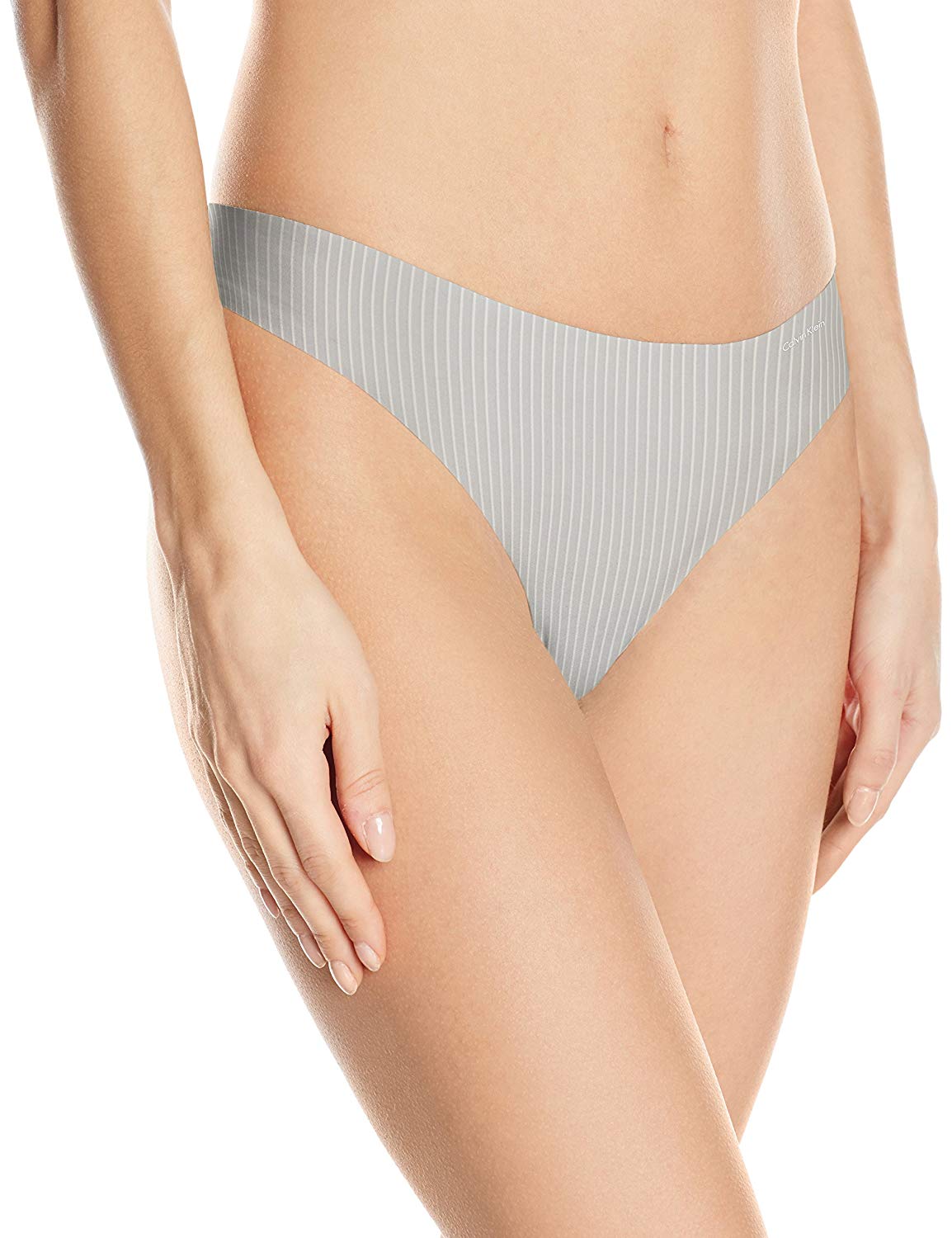 Calvin Klein Invisible Thong (X-Large, Parallel Lines Gaze (966))