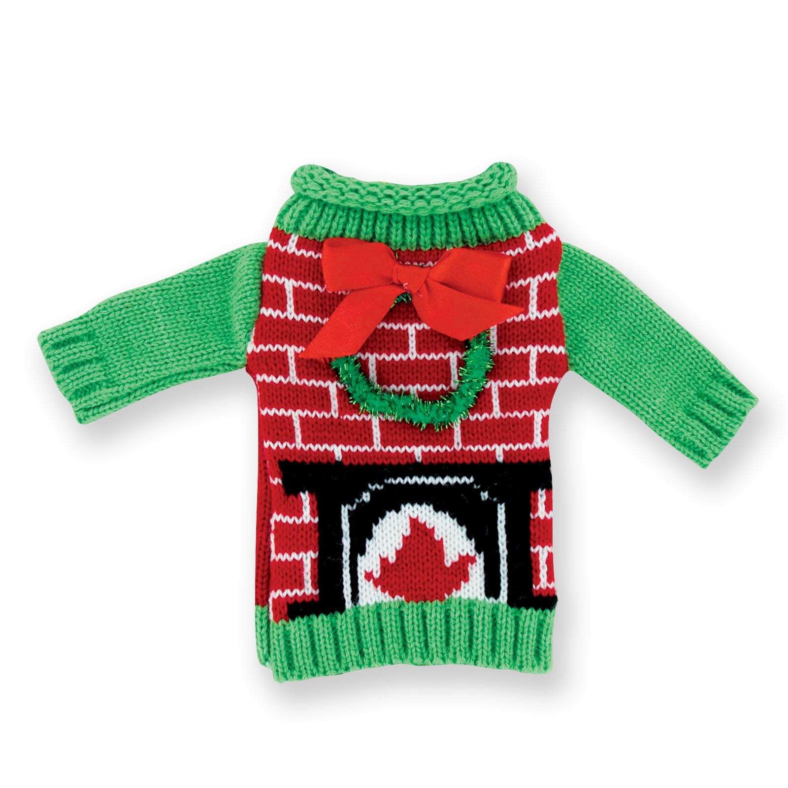 Uncle Bob's Ugly Knitted Wine Bottle Christmas Sweater