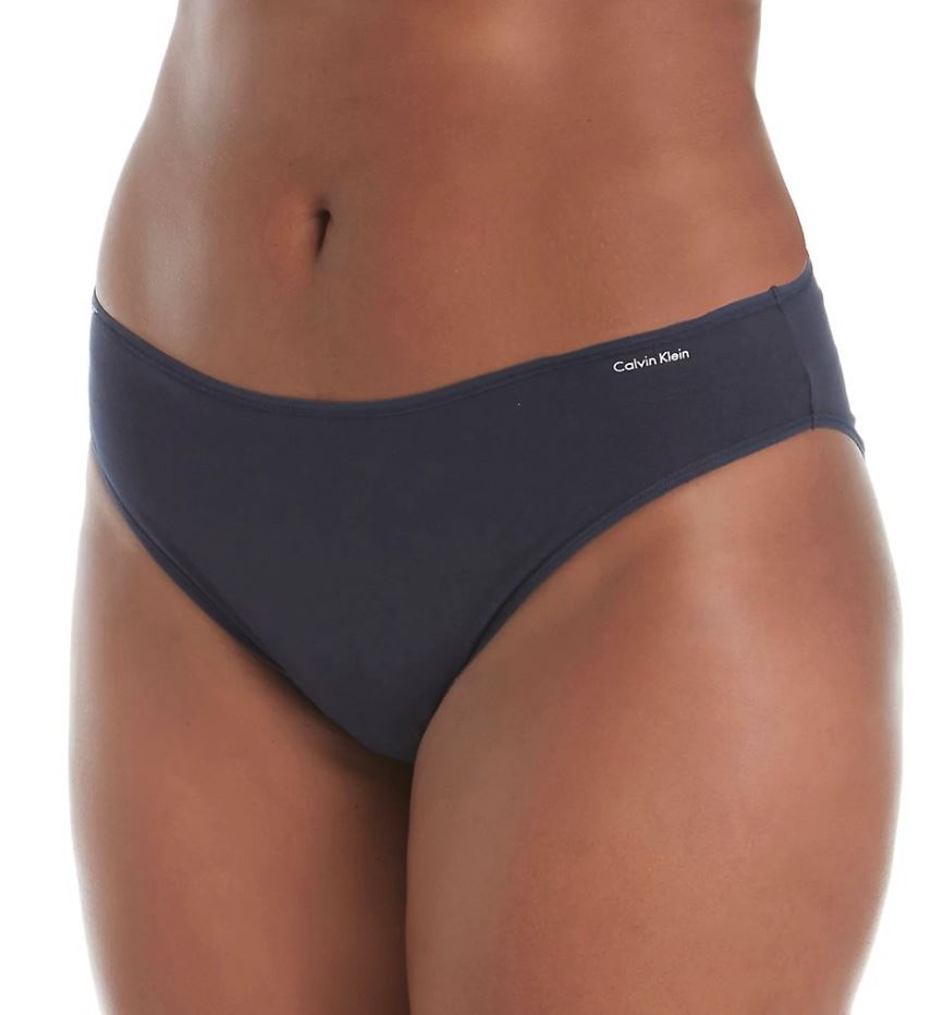 Calvin Klein Womens Plus Size Form Stretch Bikini Panties