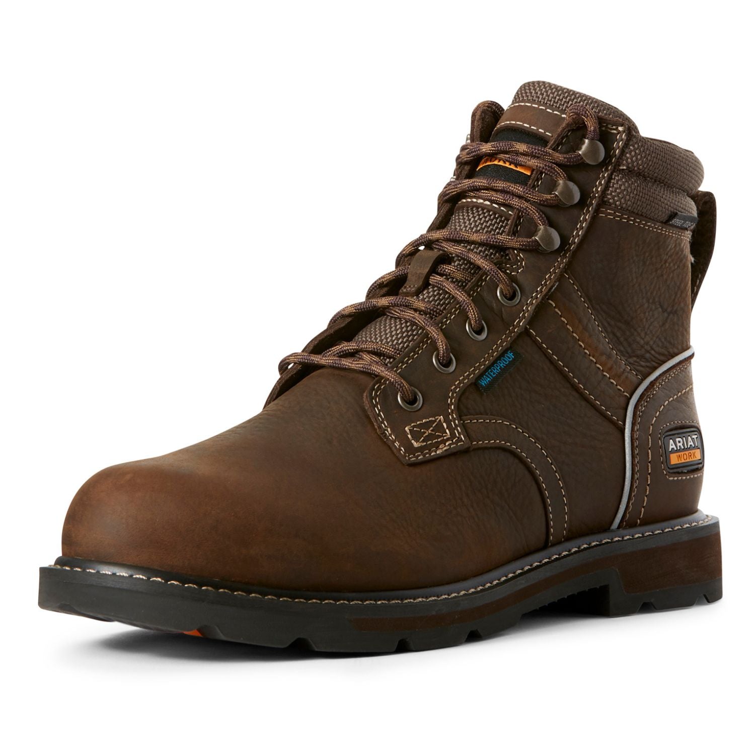 Ariat Mens Groundbreaker 6" II H2O Steel Toe Work Boots