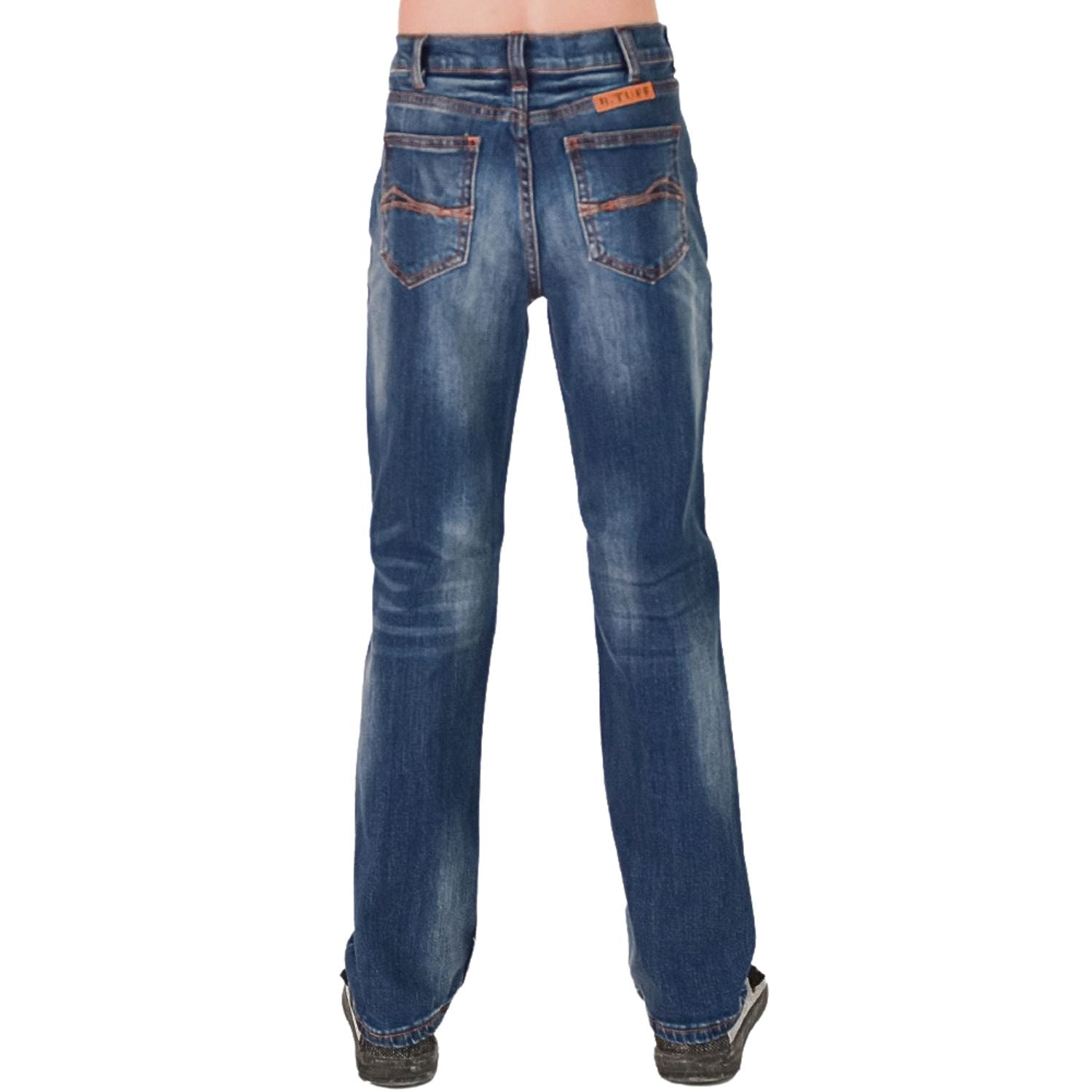 Cowgirl Tuff Boys Fired Up Western Bootcut Mid Rise Jeans