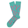 Two Left Feet Printed Adult Sock, Big Feet