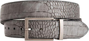 Greg Norman Mens Reversible Croco Print Leather Golf Belt