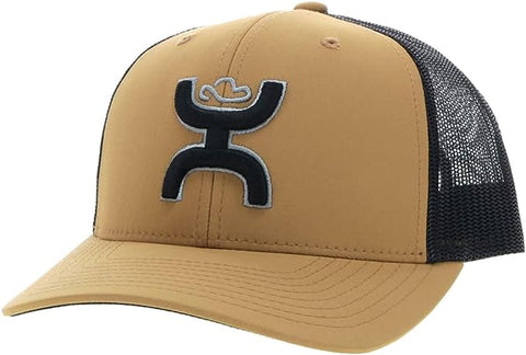 Hooey Mens Solo III Grey 6-Panel Flexfit Embroidered Logo Baseball Hat, Grey