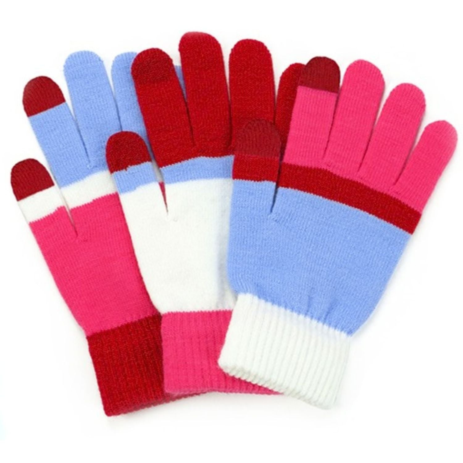 MatchMaker 3-Piece Ultra-Soft Knit Glove Set- Touch Screen Compatible