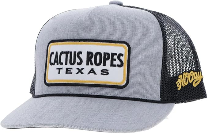 Hooey Mens Cactus Ropes Logo Adjustable Snapback Trucker Cap Hat