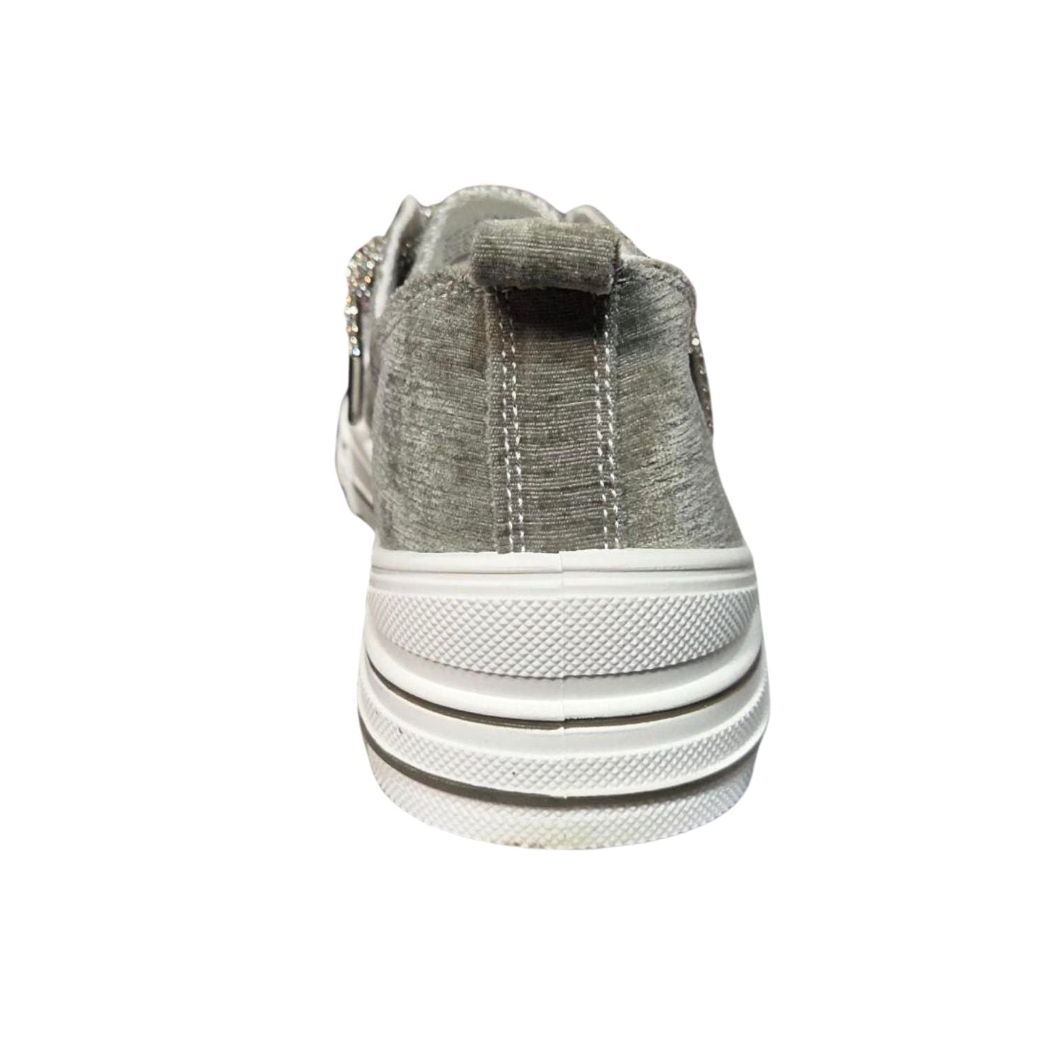 Very G Womens Aman Velvet Lace Up Canvas Sneaker, Sage