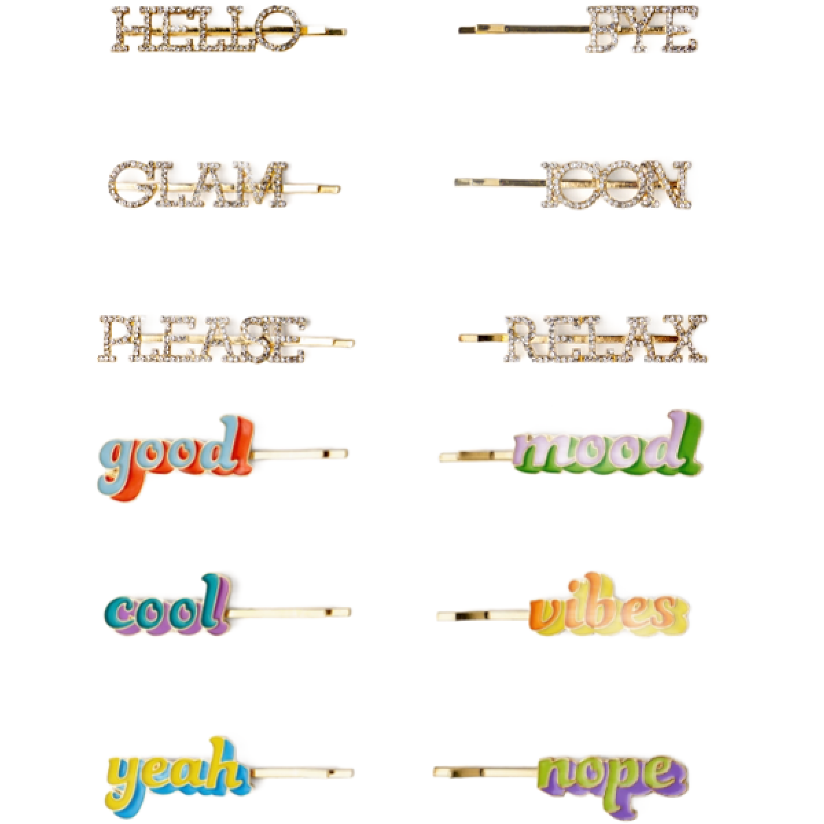 Olivia Moss Message Received Hair Pins