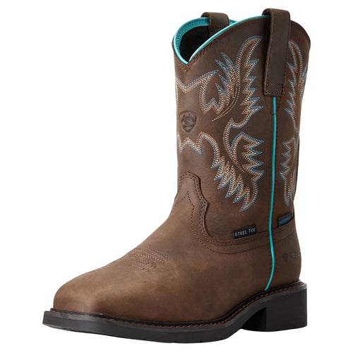 Ariat Womens Krista Waterproof Steel Toe Work Boot