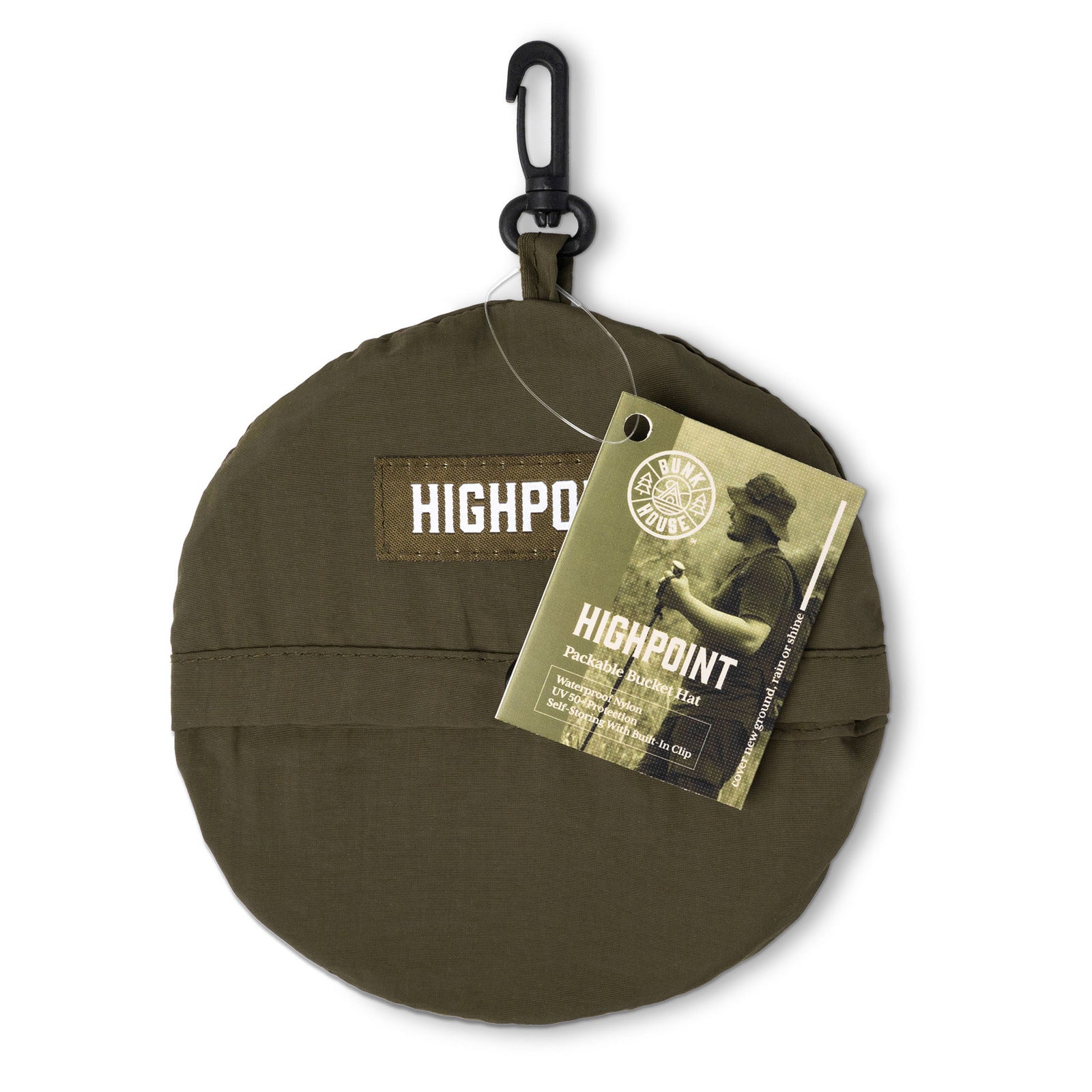 Bunk House Unisex Highpoint UV 50+ Waterproof Packable Bucket Hat