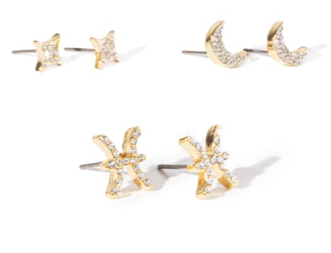Soul Stacks Star Sign Mix & Match Earring Stacks