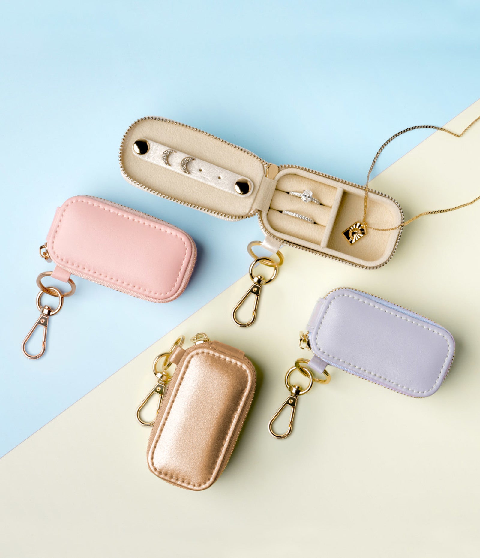 Crush Lost Without You Jewelry Travel Keychain Case