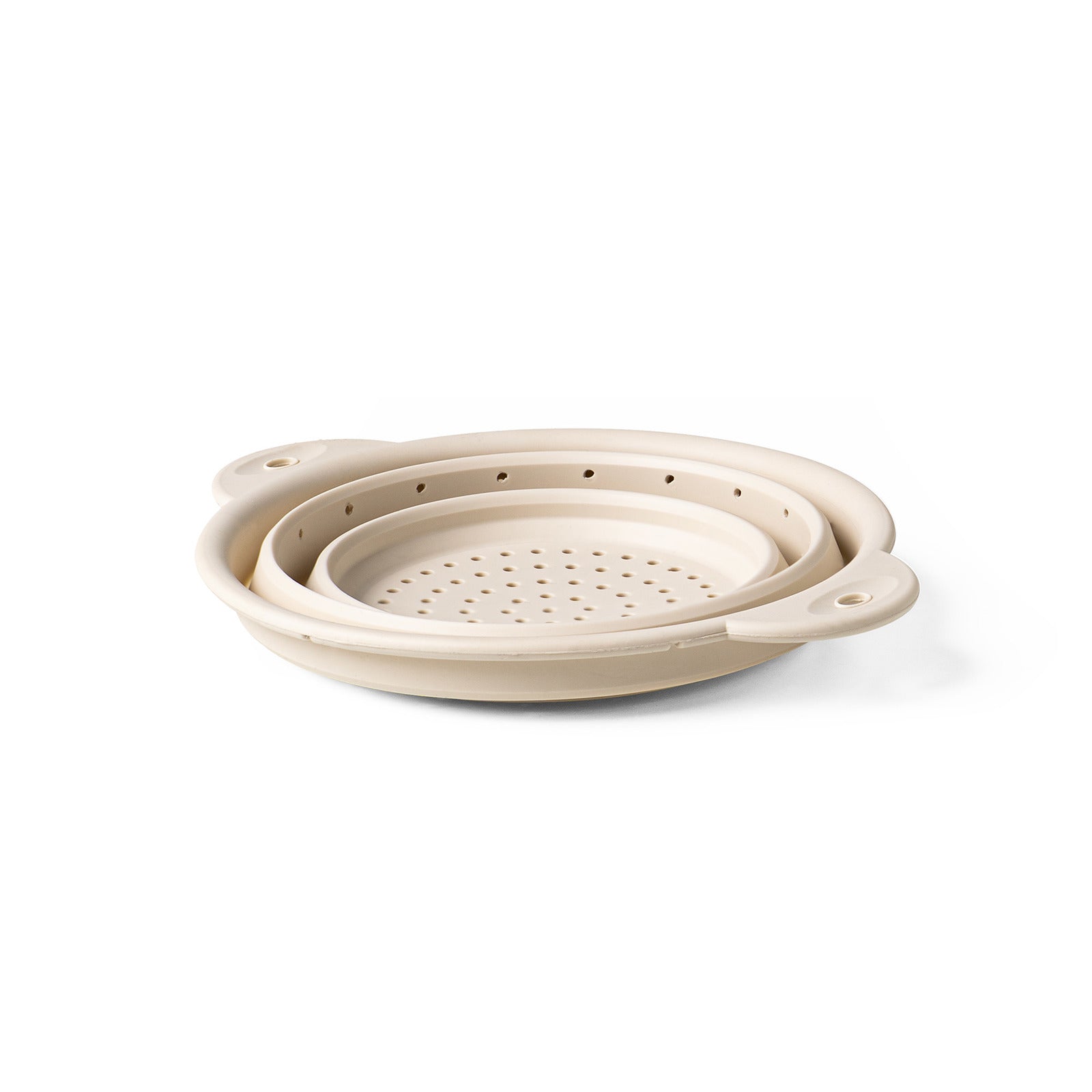 Krumbs Kitchen Collapsible High-Heat Resistant Silicone Strainer