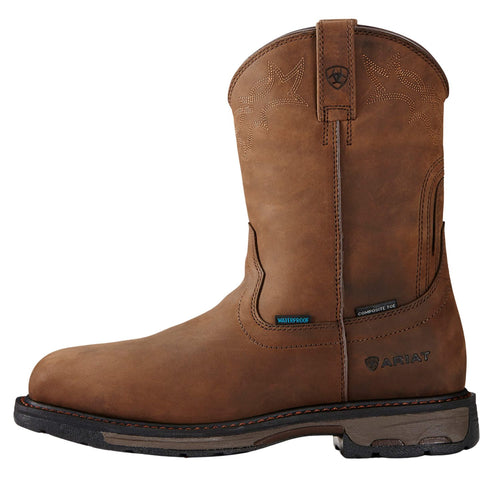 Ariat Mens WorkHog Wellington H2O Composite Toe Work Boot