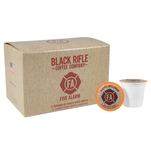 Black Rifle Coffee Company, Five Alarm, Medium Roast, 12 Count Rounds