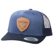 Ariat Mens Land of the Free Shield Logo Patch Adjustable Snapback Cap Hat
