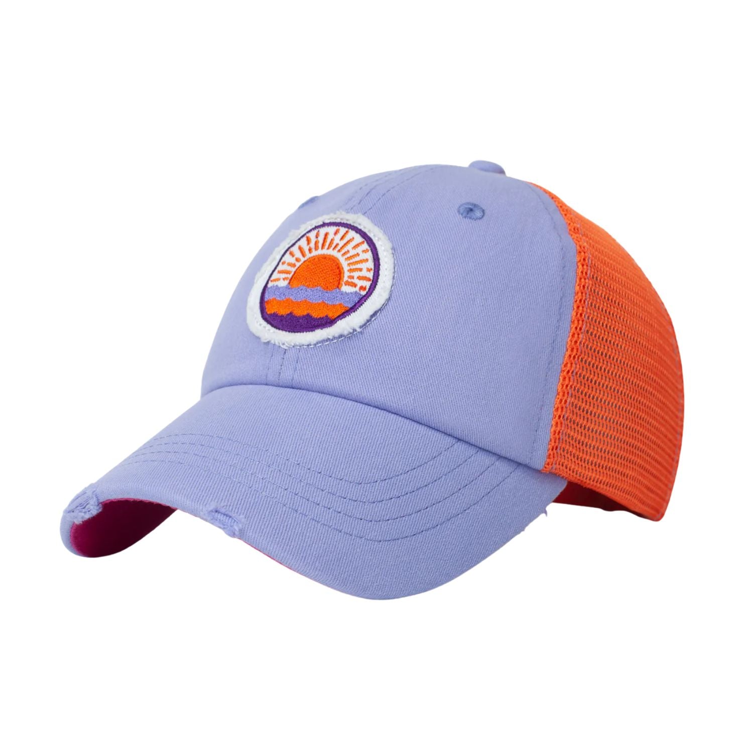 Shady Lady Girls Salty Kids Print Trucker Hat Adjustable Snapback