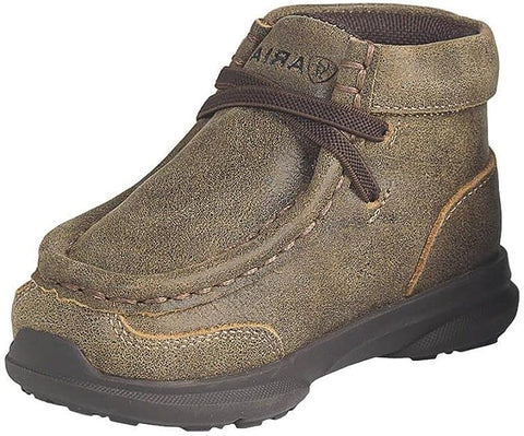 Ariat Kids Quickdraw Western Boots - Brown, 10
