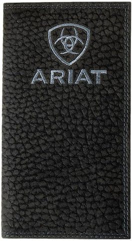 Ariat Performance Work Front Pocket Bifold Money Clip Wallet (Brown Rowdy)