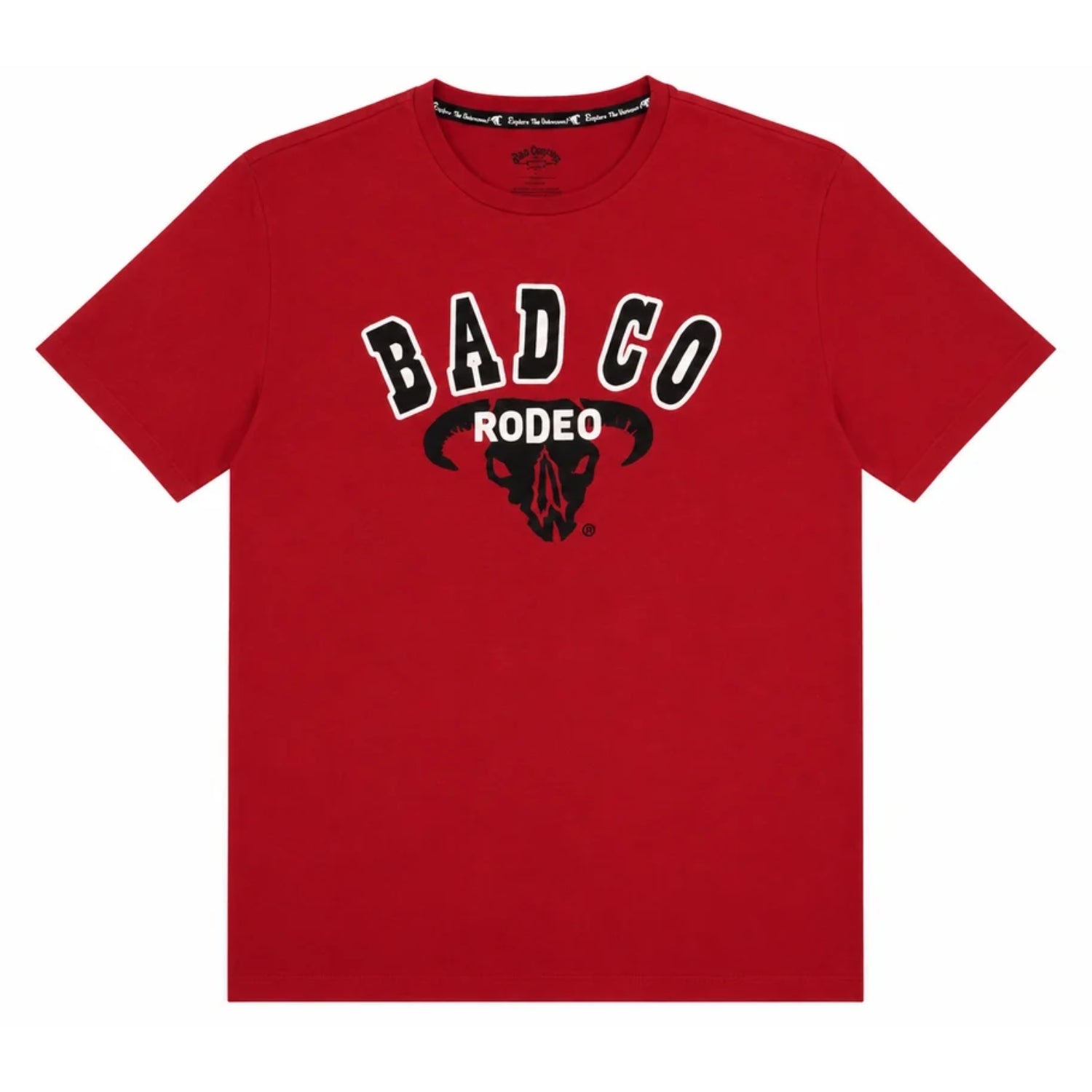 Hooey x Bad Company Men's Logo Graphic Crew Neck T-Shirt, Red