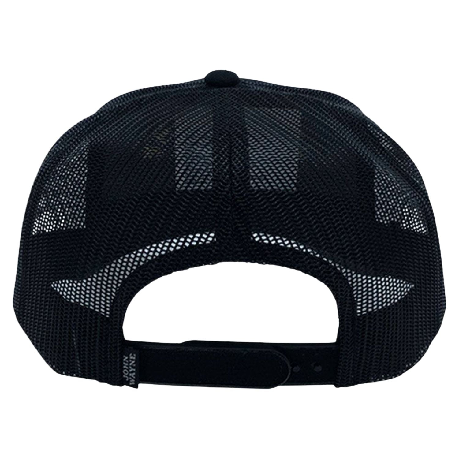 Hooey Mens John Wayne Adjustable Snapback Cap Hat, Black/Gold
