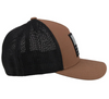 Hooey Mens Liberty Roper Flexfit Water Resistant, Brown/Black Hat Cap, LXL