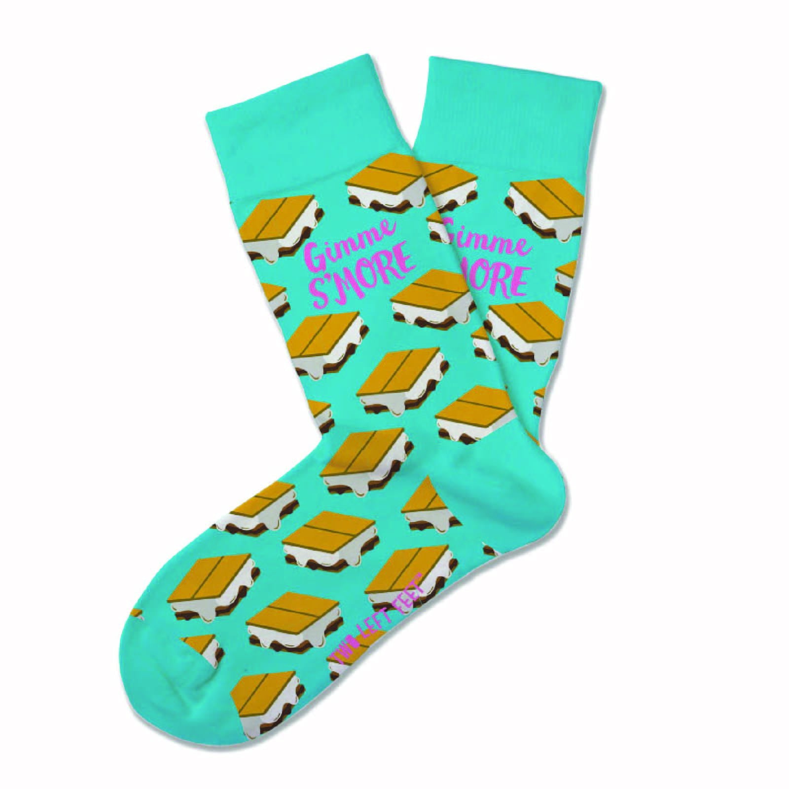 Two Left Feet Printed Kid Sock, Small Feet