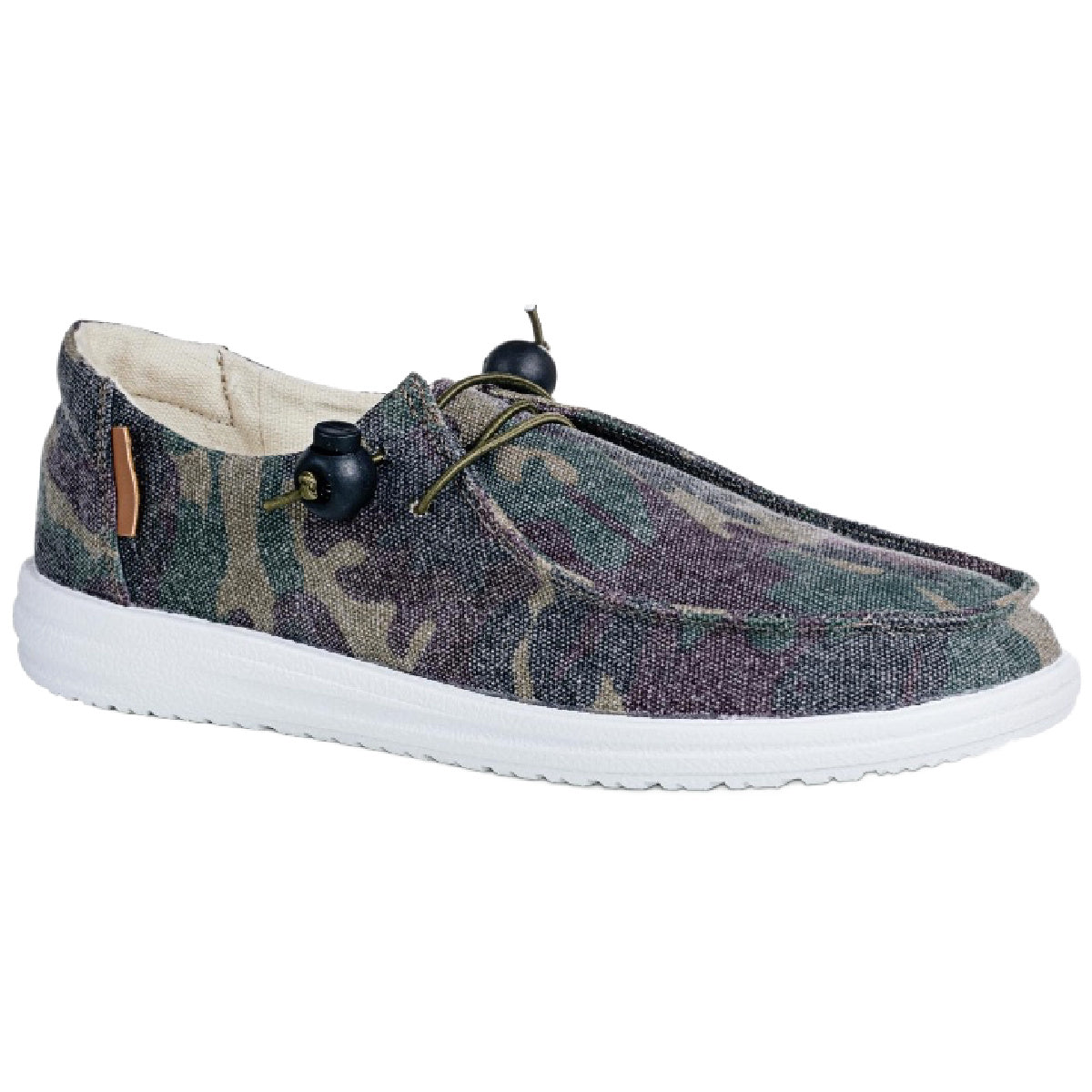Corkys Womens Kayak Casual Slip On Sneakers, Camo