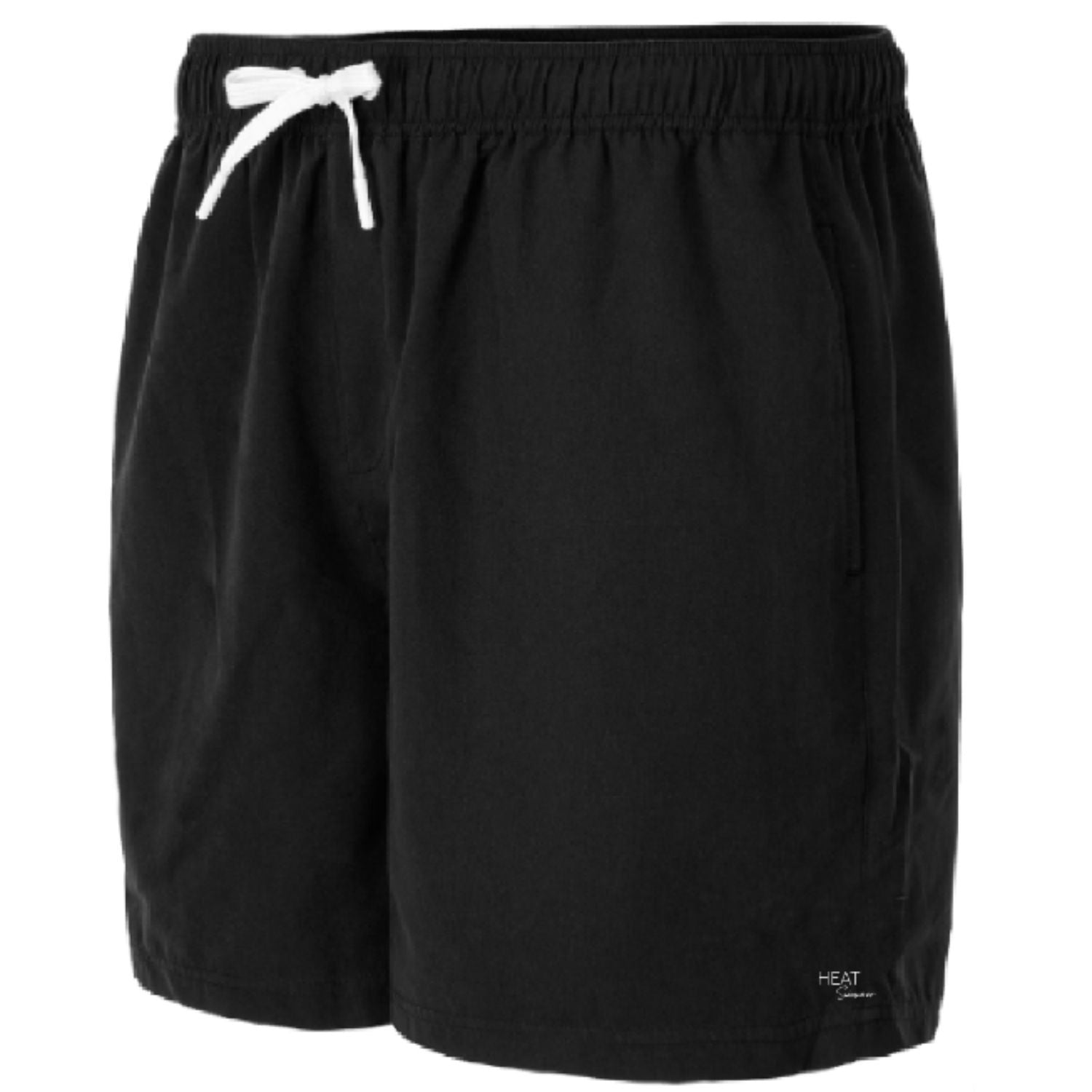 Heat Swim Trunks, Elastic Waist, 4 Way Stretch, Mesh Lining, Quick Dry, UPF