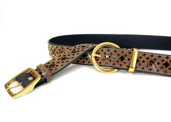 Jacqueline Kent La Creme de Cocoa Crystal Collection Belt and Extender