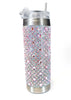 Jacqueline Kent Rhinestone 20oz Bling Tumbler with Clear Lid, Straw and Gift Bag