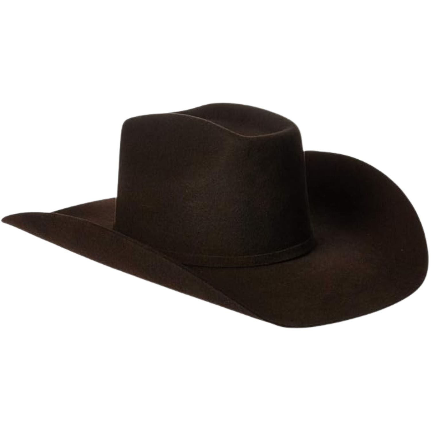 Ariat Mens Wool Added Money Crown 3 Piece Buckle Band Western Hat