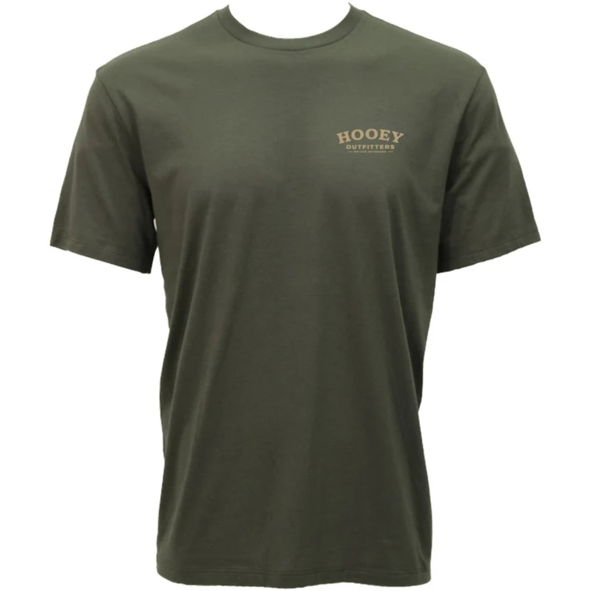 Hooey Men's Outfitters Western Mountain Graphic T-Shirt, Green