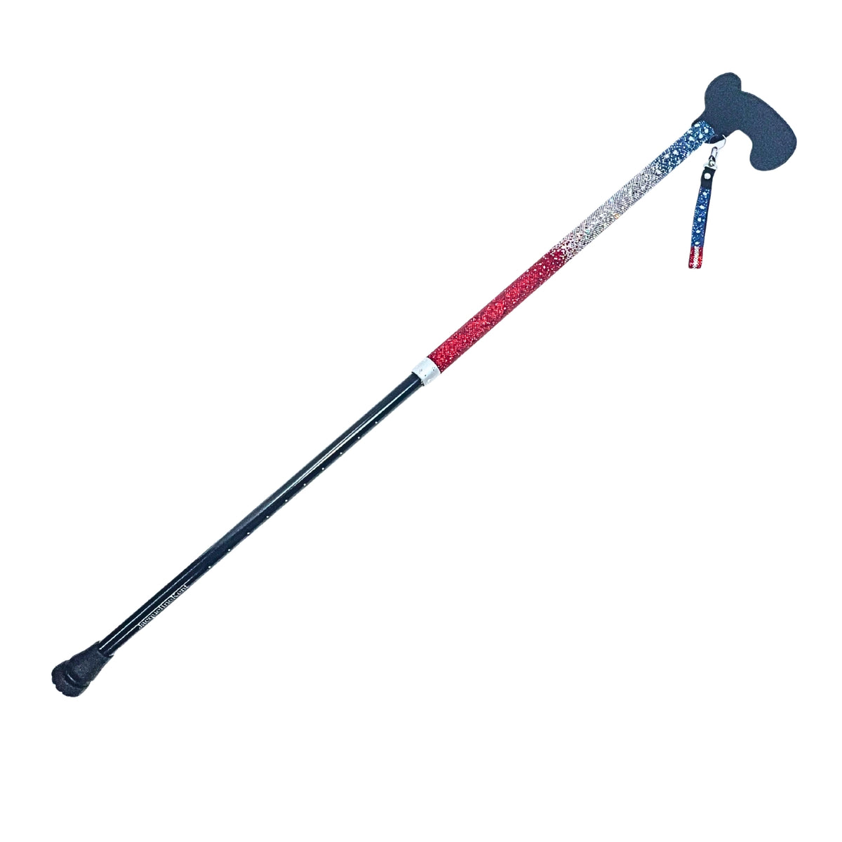 Jacqueline Kent Adjustable Crystal Rhinestone Fashion Walking Cane (American)