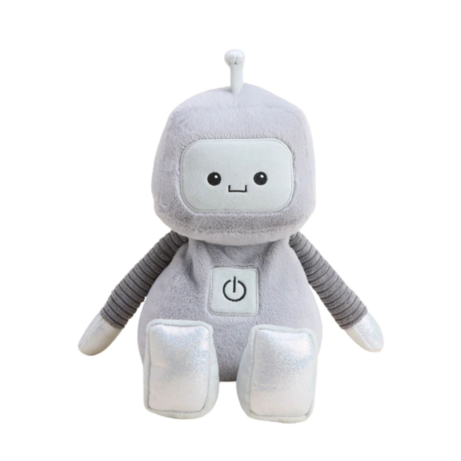 Warmies Silver Robot Lavender Scented and Heatable Weighted Stuffed Animal