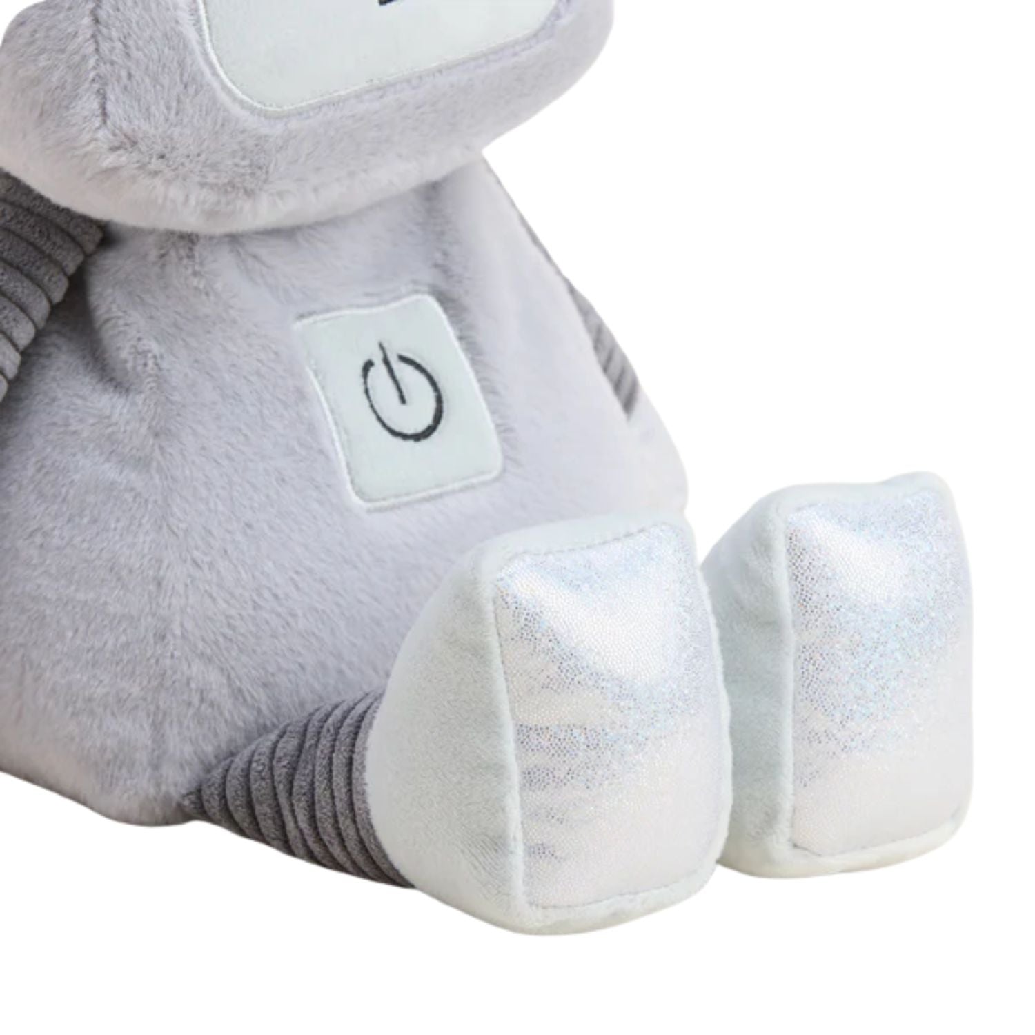 Warmies Silver Robot Lavender Scented and Heatable Weighted Stuffed Animal
