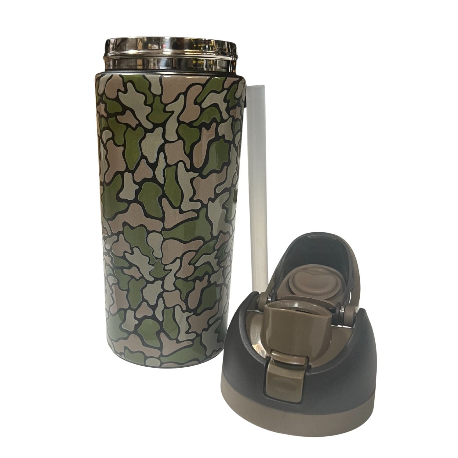 Jane Marie Kids Boys Shadow Ops 16oz Water Bottle With Straw Cap