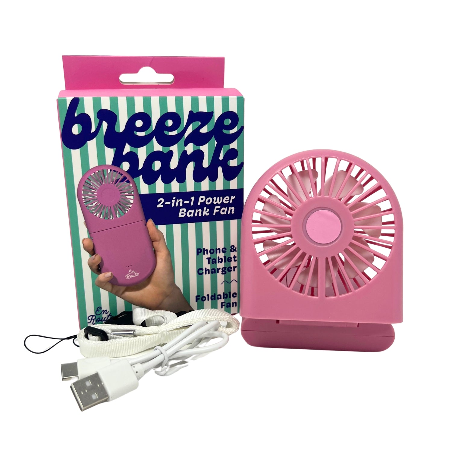 En Route Breeze Bank 2-in-1 Powerbank Fan