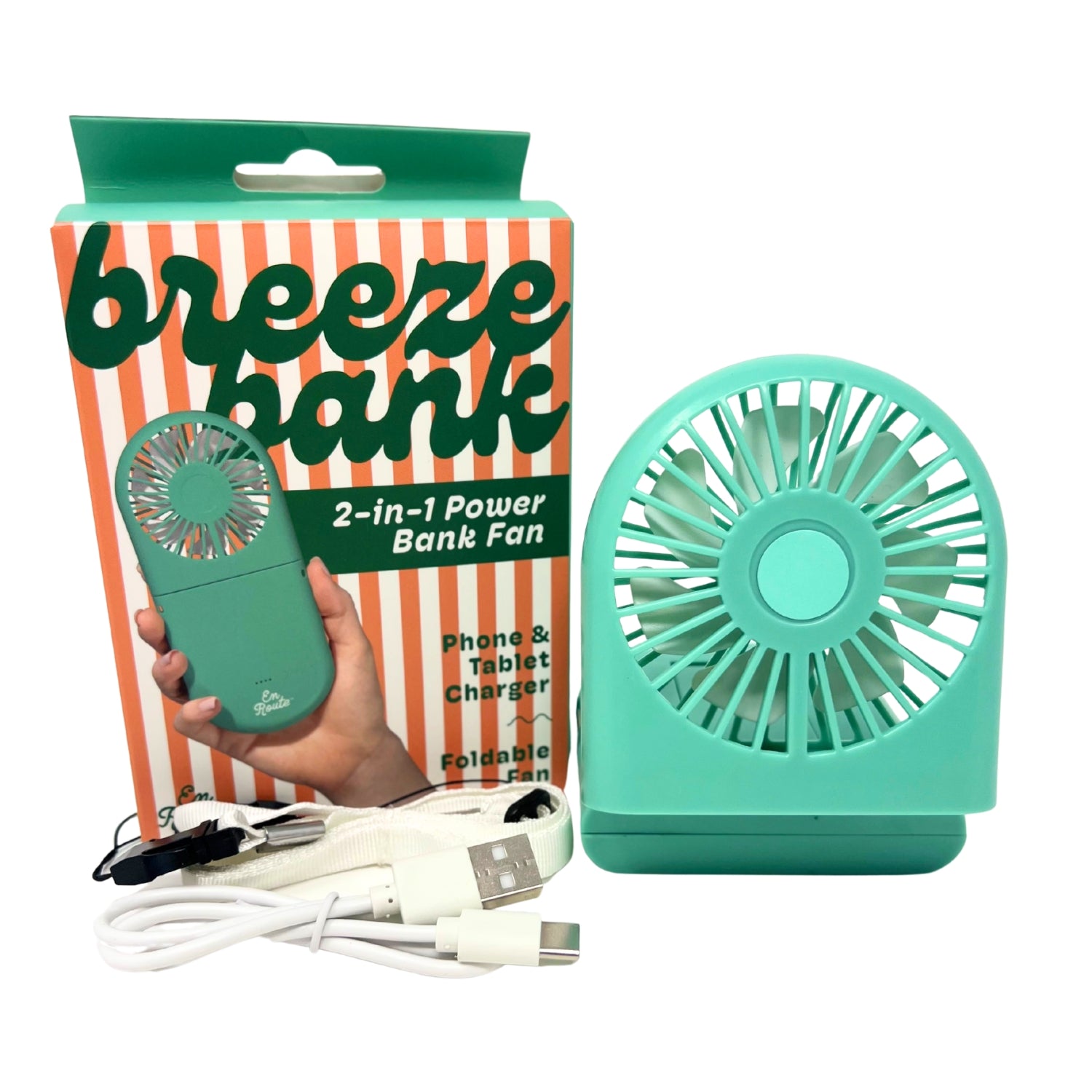 En Route Breeze Bank 2-in-1 Powerbank Fan