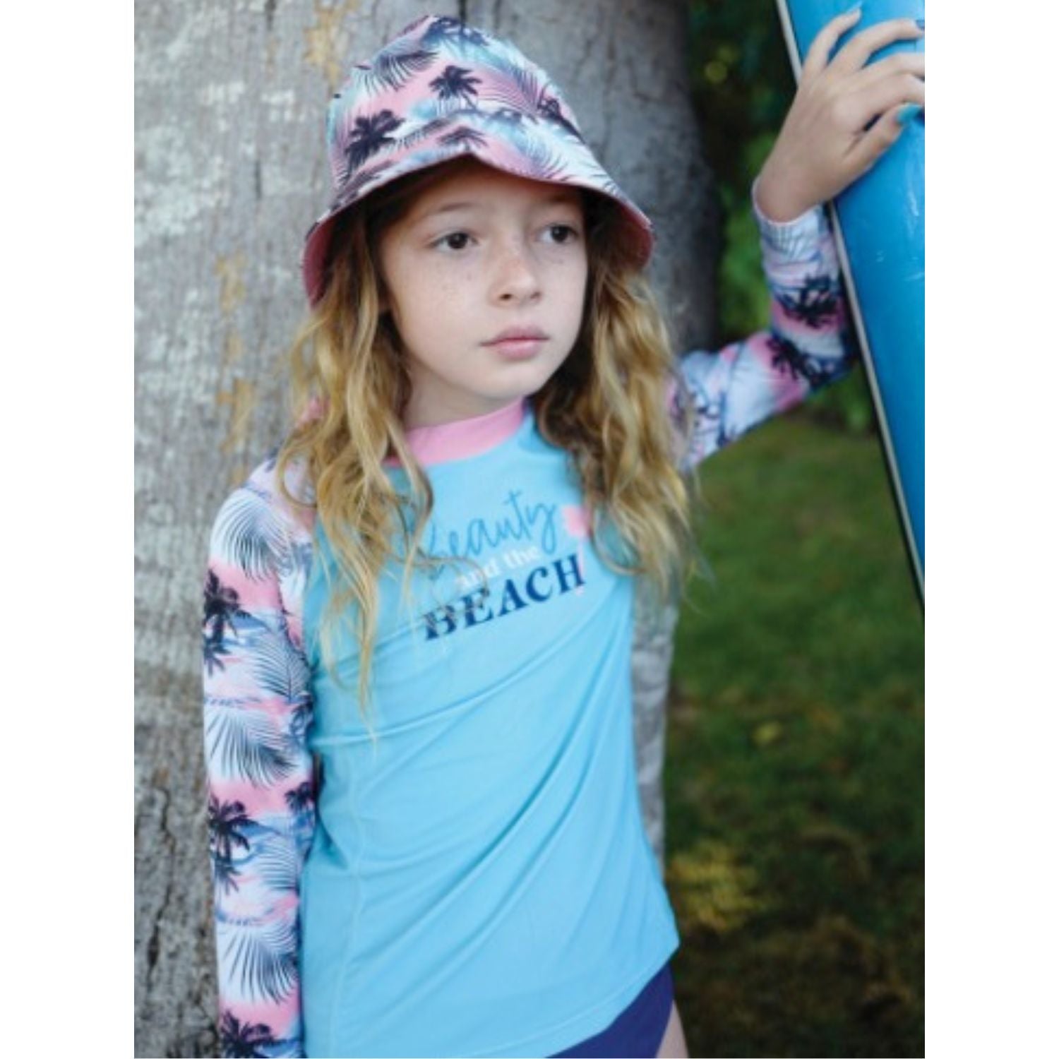 Juice Box Girls Fun In The Sun Rash Guard Swim Tee
