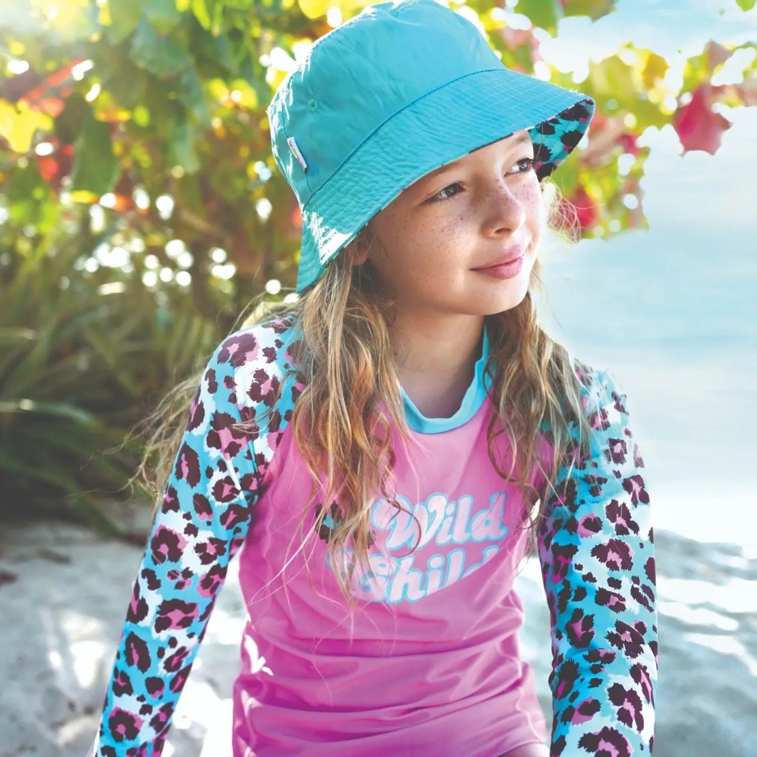 Juice Box Girls Fun In The Sun Rash Guard Swim Tee