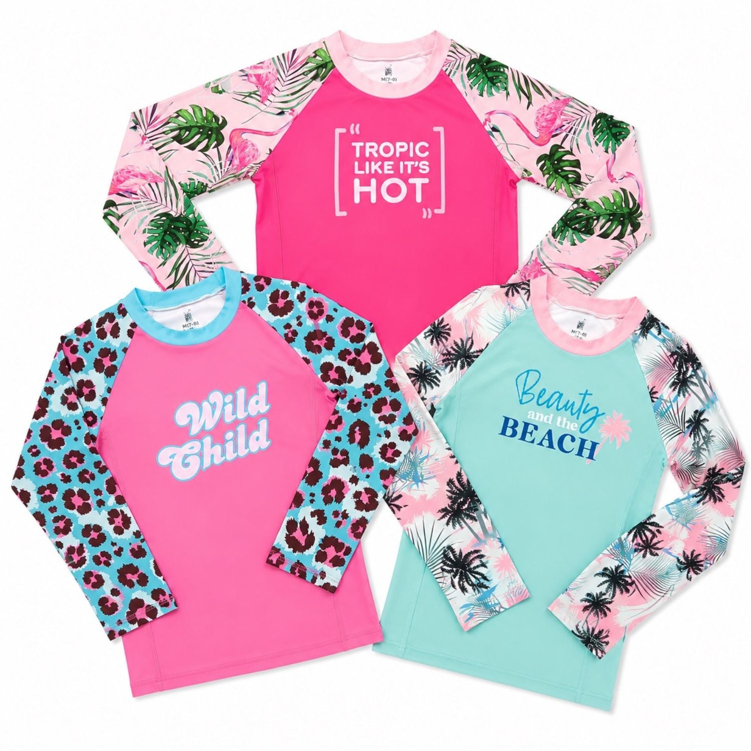 Juice Box Girls Fun In The Sun Rash Guard Swim Tee