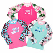 Juice Box Girls Fun In The Sun Rash Guard Swim Tee